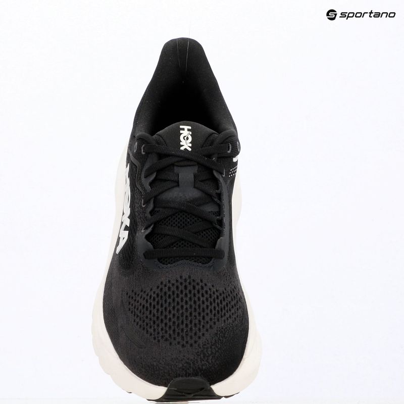 Кросівки для бігу чоловічі HOKA Arahi 9 Wide black/white 8
