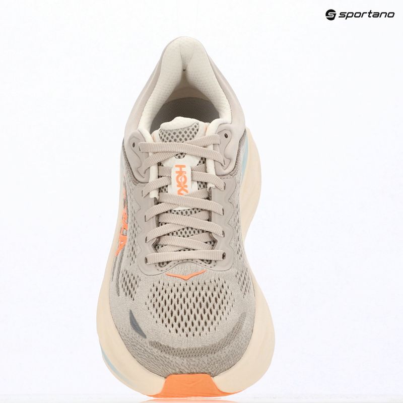 Кросівки для бігу жіночі HOKA Bondi 9 Wide river rock grey/mineral ore 16