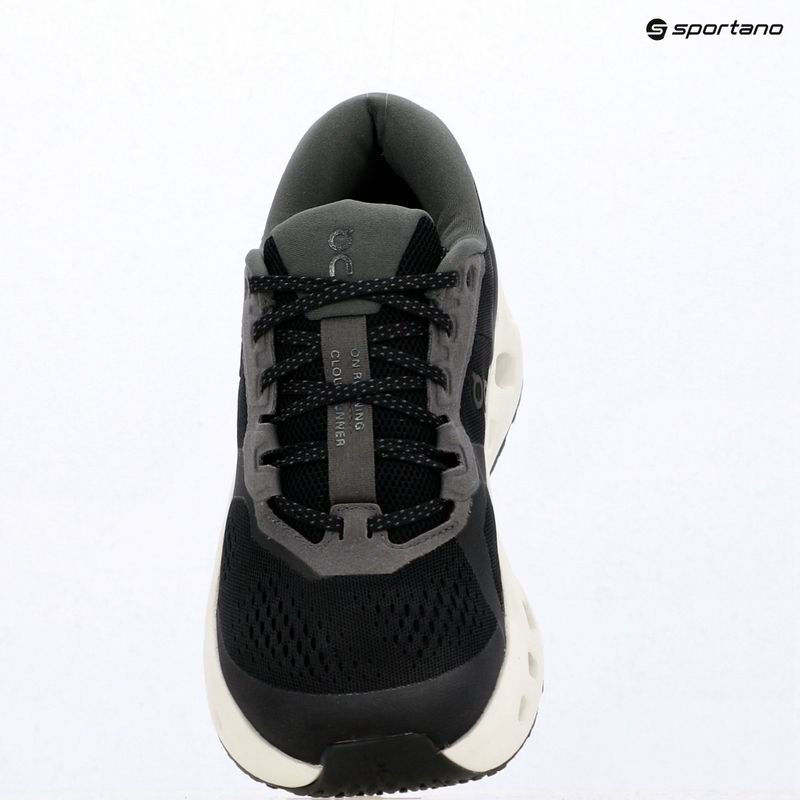 Кросівки для бігу жіночі On Cloudrunner 3 black/ivory 16