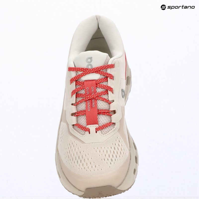Кросівки для бігу жіночі On Cloudrunner 3 oyster/camellia 16