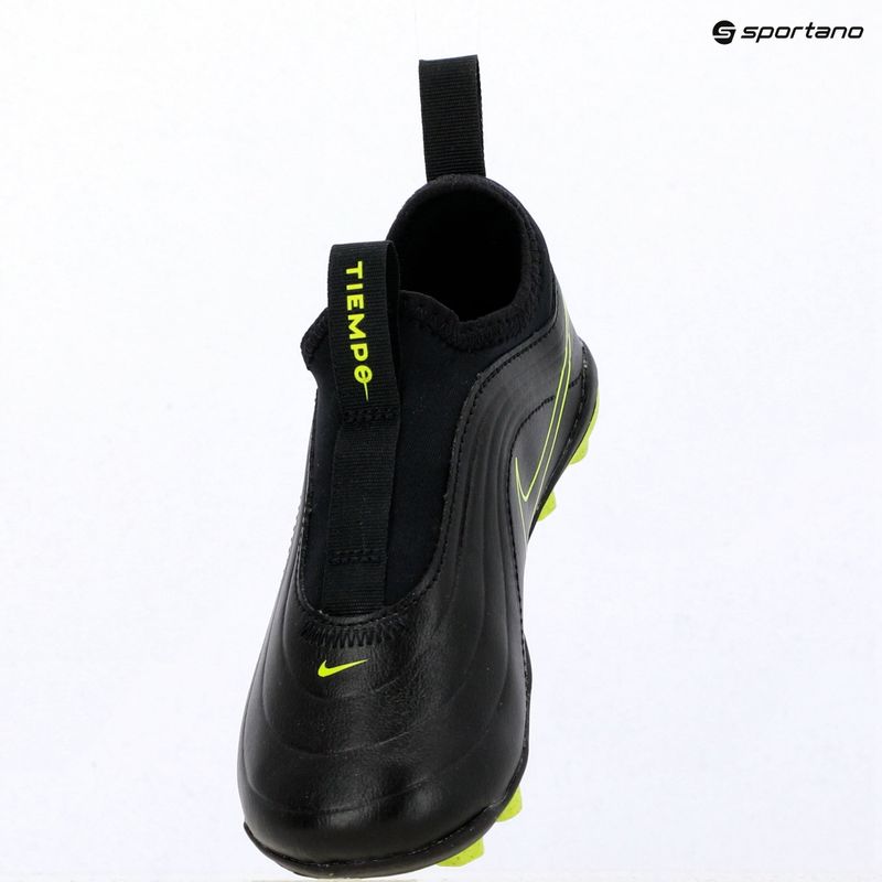 Кросівки футбольні дитячі Nike Tiempo Maestro Flex Jr FG/MG PS black/volt/black 16