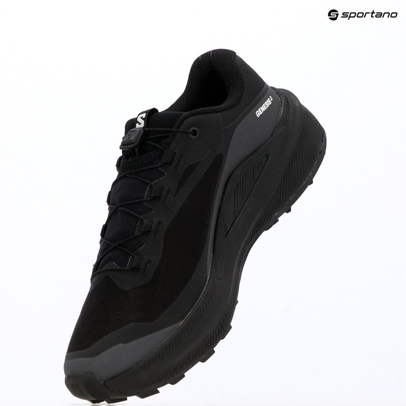 Кросівки для бігу чоловічі Salomon Genesis 2 GTX black/black 7