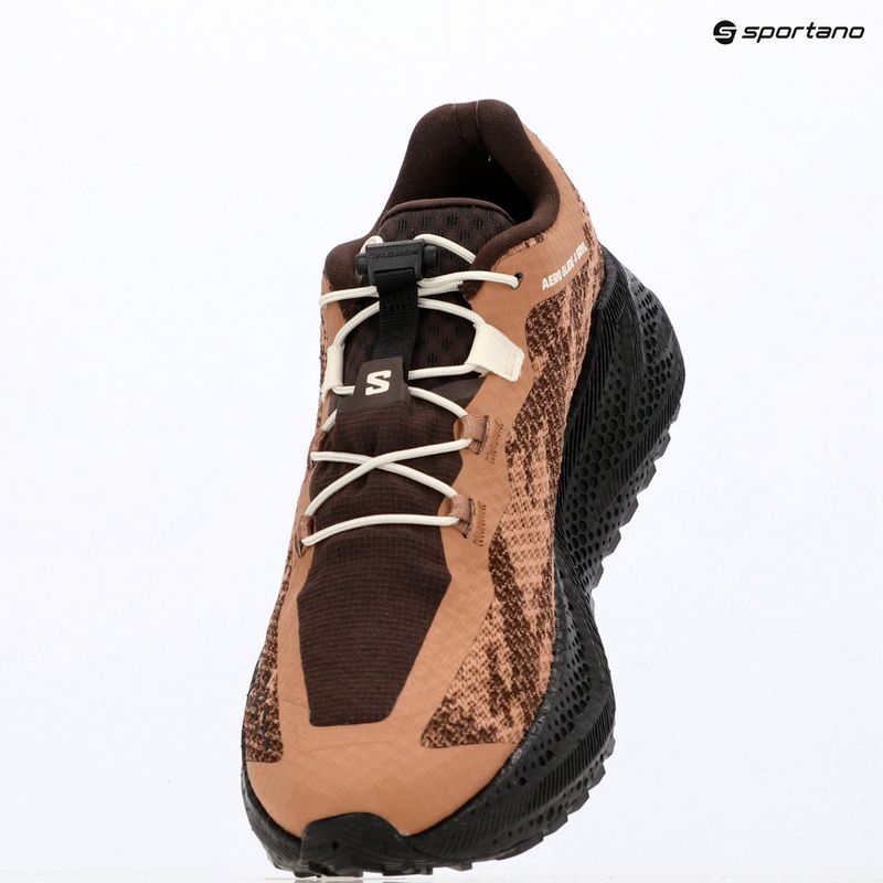 Кросівки для бігу чоловічі Salomon Aero Glide 4 GRVL burro/black 16