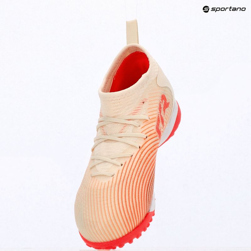 Футбольне взуття дитяче PUMA Future 9 Match TT+ Mid Jr sugared almond/puma white/ultra red/puma black 8