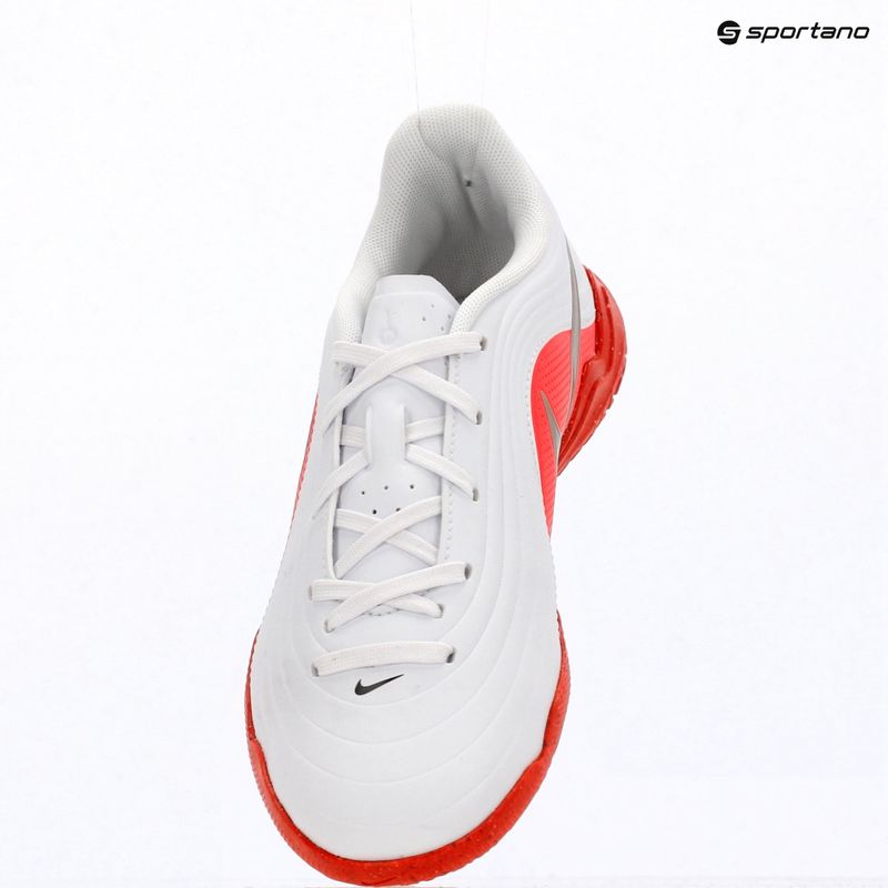 Футбольне взуття дитяче Nike Jr. Tiempo Maestro Club white/bright crimson/blur 8