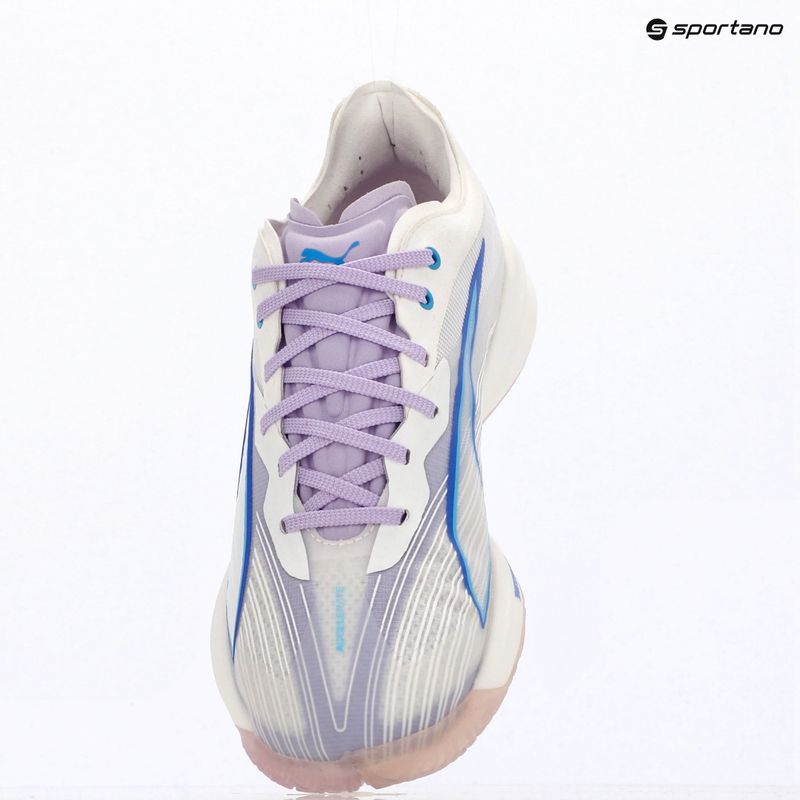 Кросівки гандбольні PUMA Accelerate Nitro SQD 5 puma white/royal sapphire/light lavender 9