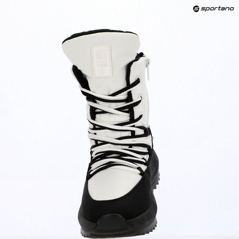 Черевики зимові жіночі BIG STAR SS274060 white/black 14