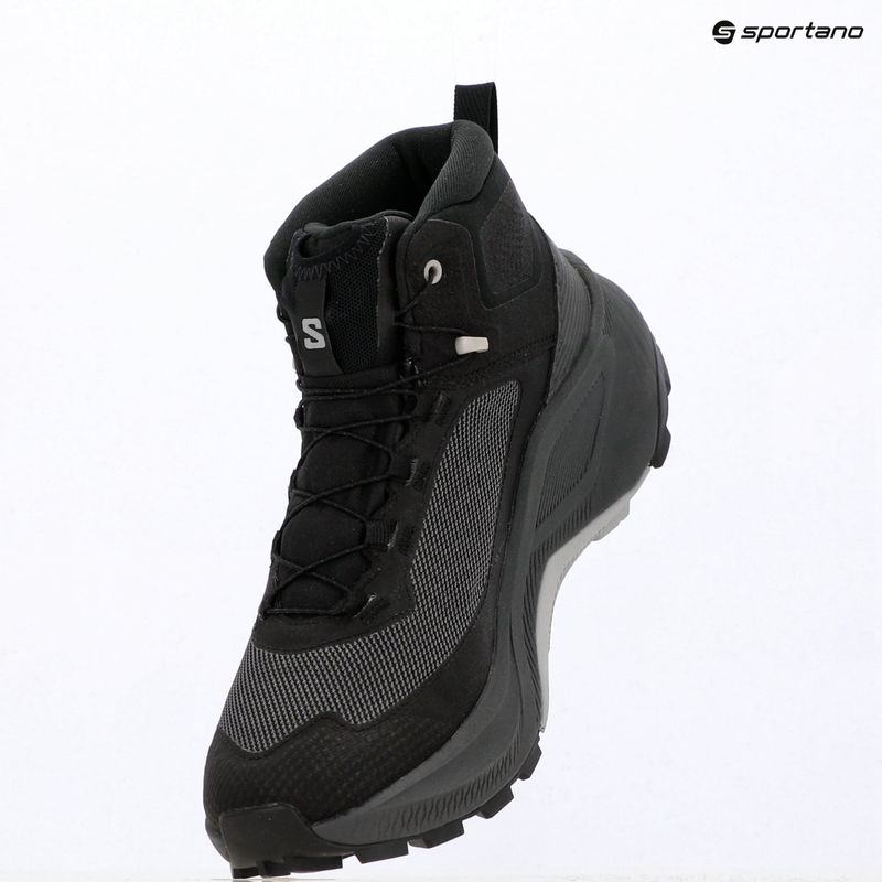 Взуття туристичне чоловіче Salomon Genesis Mid GTX black/asphalt 7