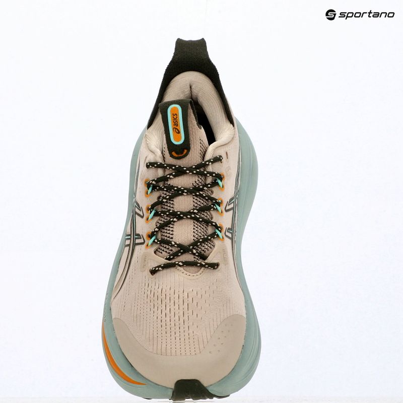 Чоловічі бігові кросівки ASICS Gel-Nimbus 28 TR simply taupe/ocean haze 17
