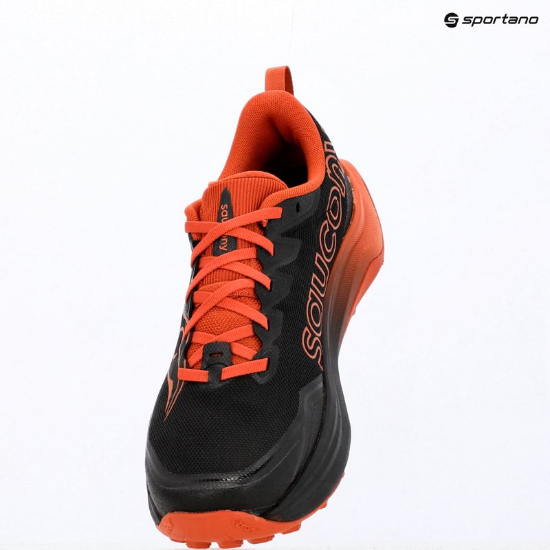 Кросівки для бігу чоловічі Saucony Peregrine 16 black/rust 10