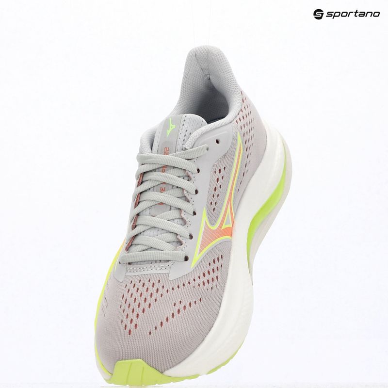 Кросівки для бігу жіночі Mizuno Wave Inspire 22 cloudscape/desert flower/lime pulp 16