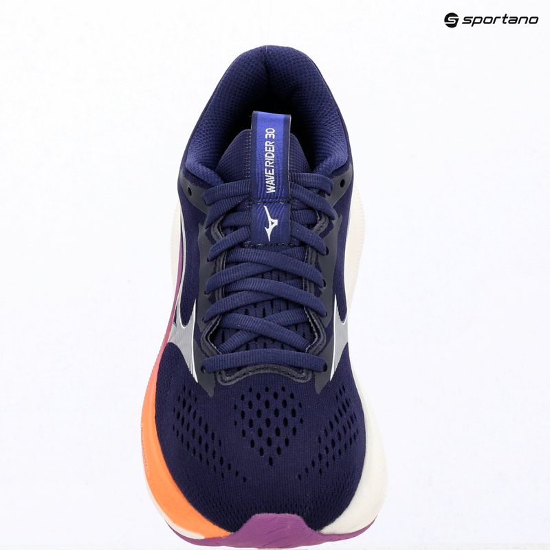 Кросівки для бігу жіночі Mizuno Wave Rider 30 rhodonite/white/firecracker 15