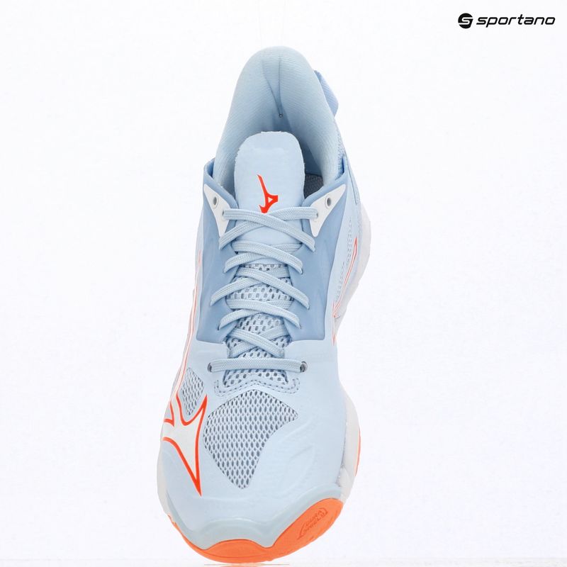 Кросівки гандбольні жіночі Mizuno Wave Mirage 5 blue finch/white 15