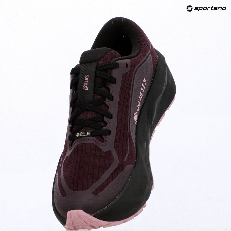 Кросівки для бігу жіночі ASICS Novablast 6 GTX dark aubergine/black 14