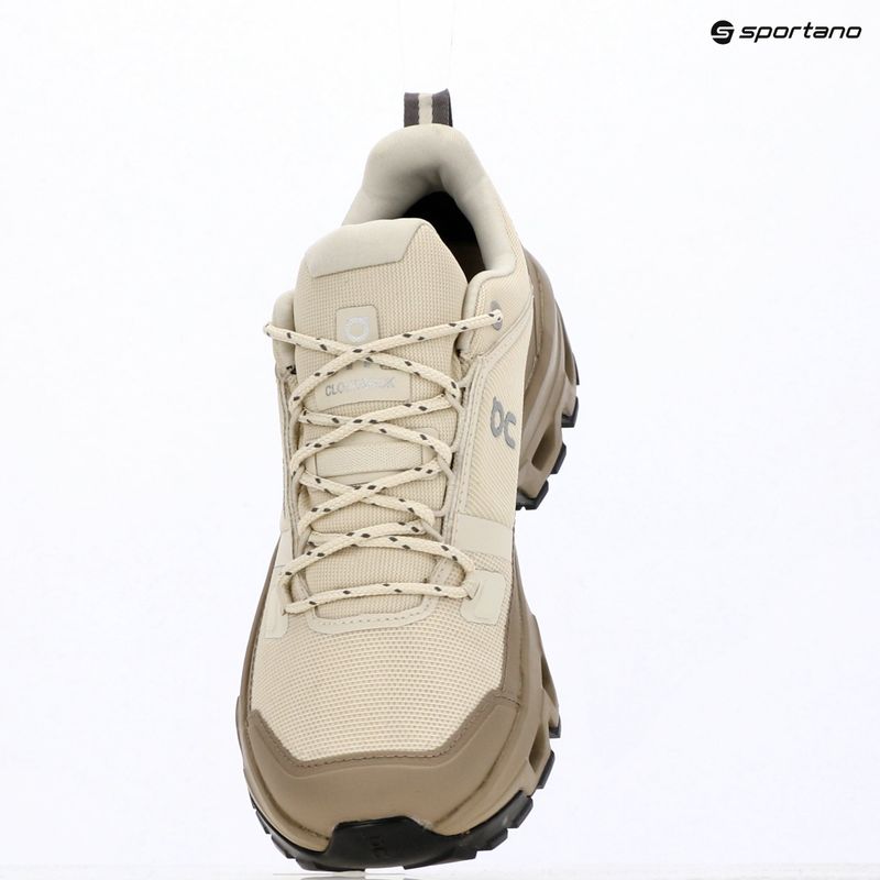 Взуття туристичне жіноче On Cloudrock Low Waterproof grain/soba 15