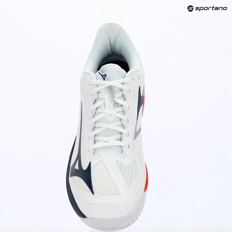 Кросівки тенісні чоловічі Mizuno Wave Exceed Court AC white/insignia blue/orange 14