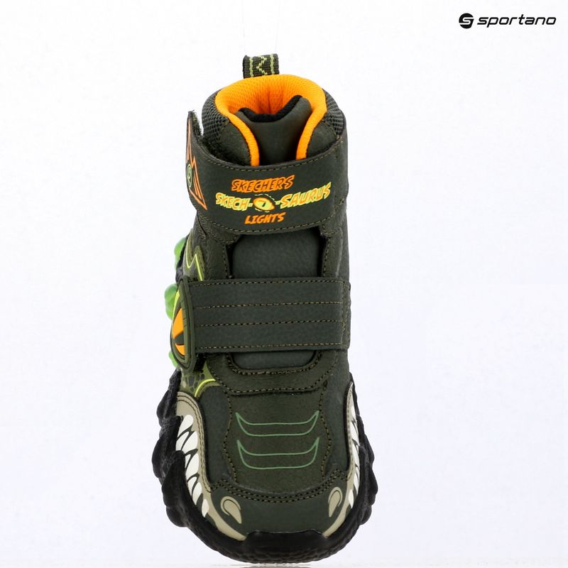 Черевики зимові дитячі SKECHERS Skech-O-Saurus Lights 2.0 green 16