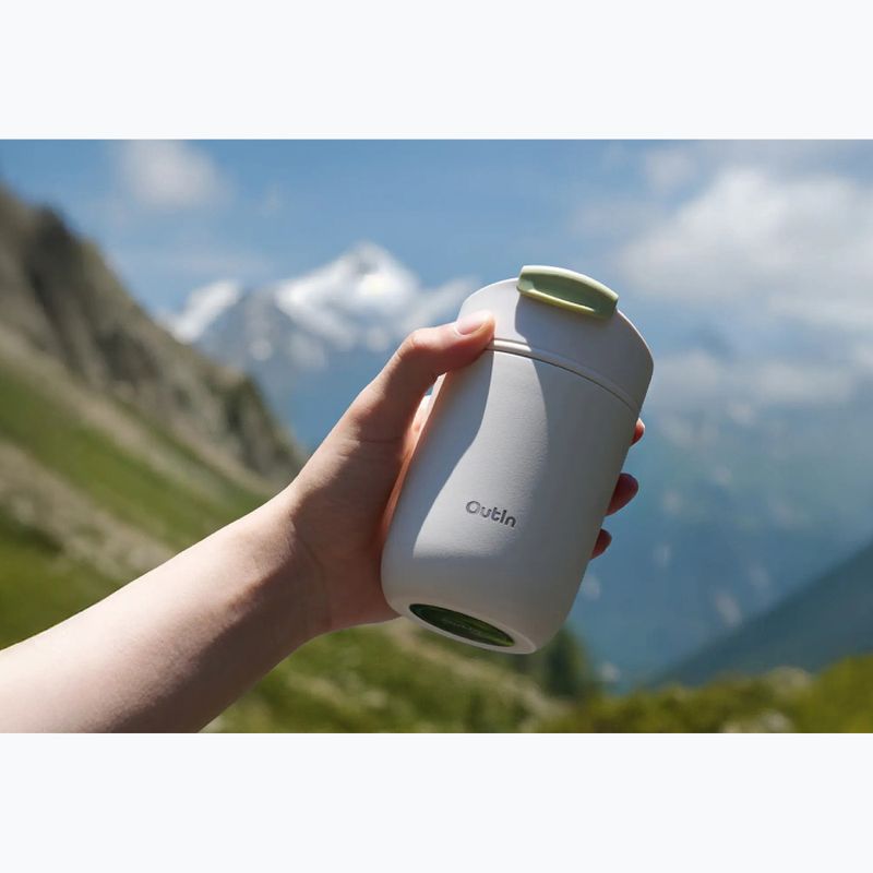 Термокружка OutIn Travel Tumbler 350 ml sand white 2