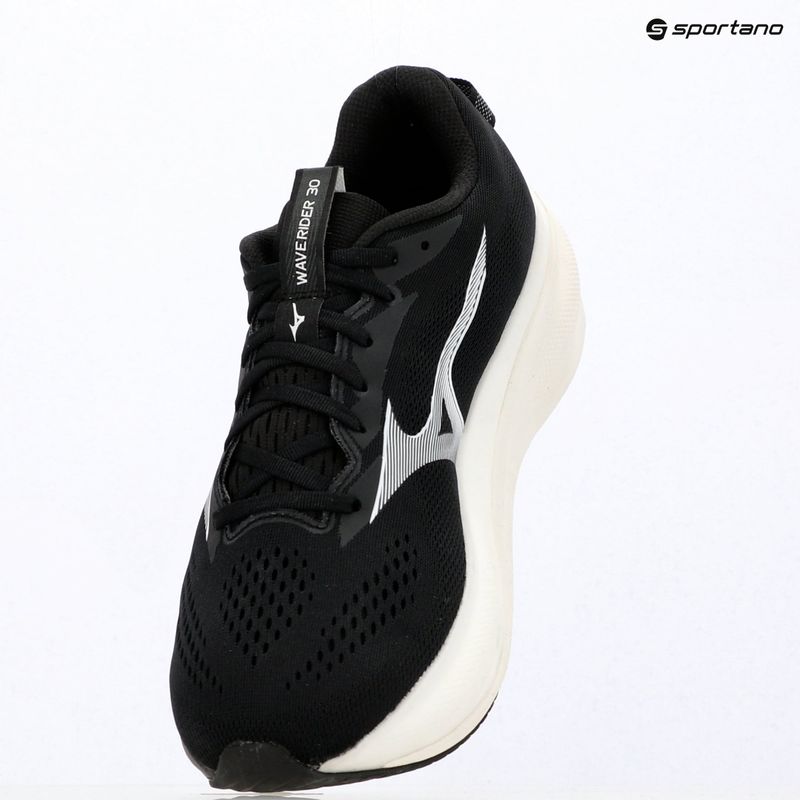 Кросівки для бігу чоловічі Mizuno Wave Rider 30 2E black/white 15