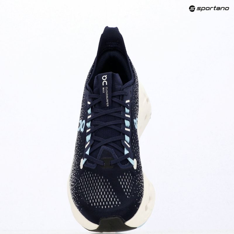 Кросівки для бігу чоловічі On Cloudsurfer Max midnight/ivory 14