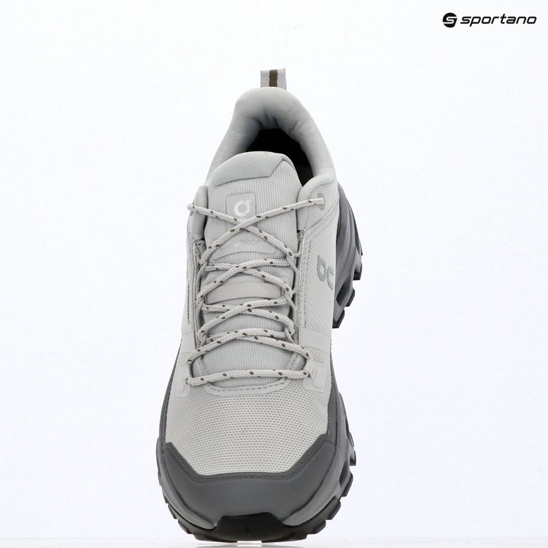 Взуття туристичне чоловіче On Cloudrock Low Waterproof glacier/rock 14