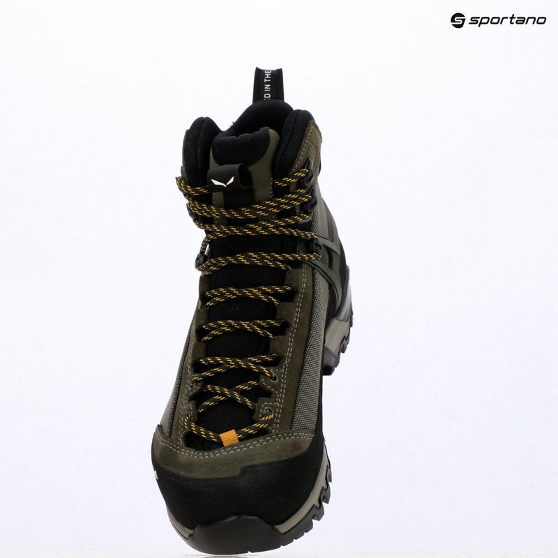 Pánske vysokohorské topánky Salewa MTN Trainer 3 Tech Mid GTX faded green/forest night 15