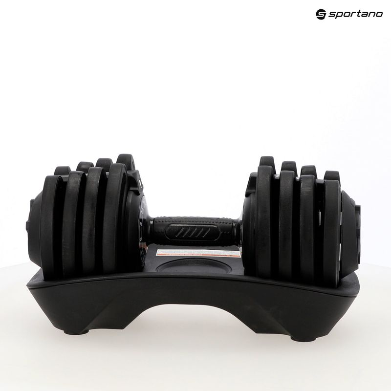 Регульована гантель XTREXO TXO-B4W003 18 кг чорна 14