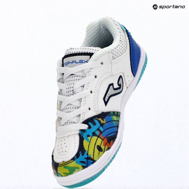 Футбольне взуття дитяче Joma Top Flex Jr IN white 14