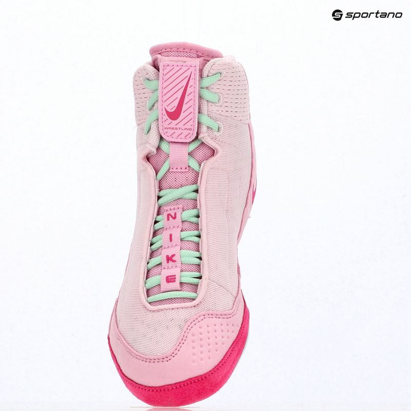 Борцівки Nike Inflict 4 pink foam/desert pink/pink rise/rrtic green 9
