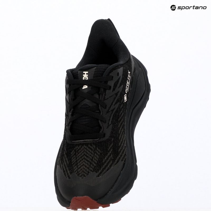 Кросівки для бігу жіночі HOKA Challenger 8 GTX black/varsity burgundy 10