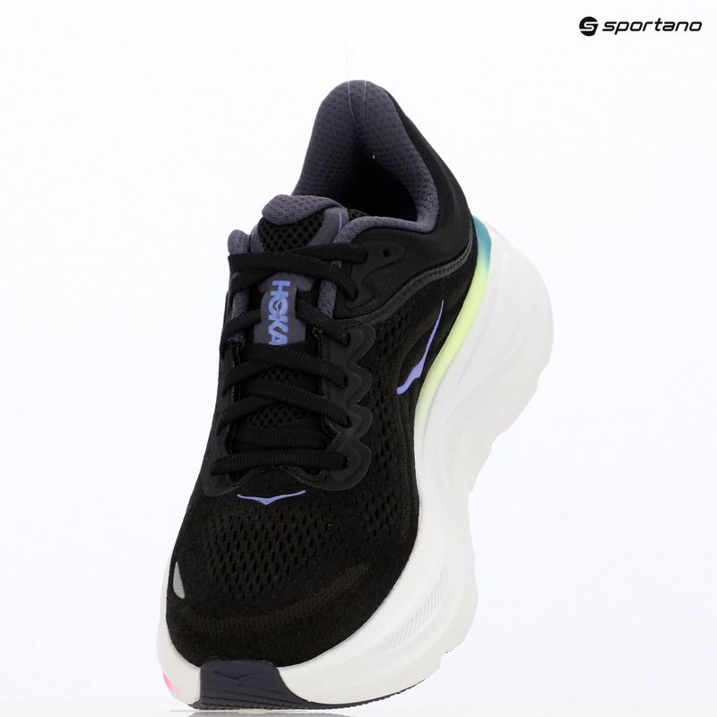 Кросівки для бігу жіночі HOKA Bondi 9 black/neon dragonfruit 15