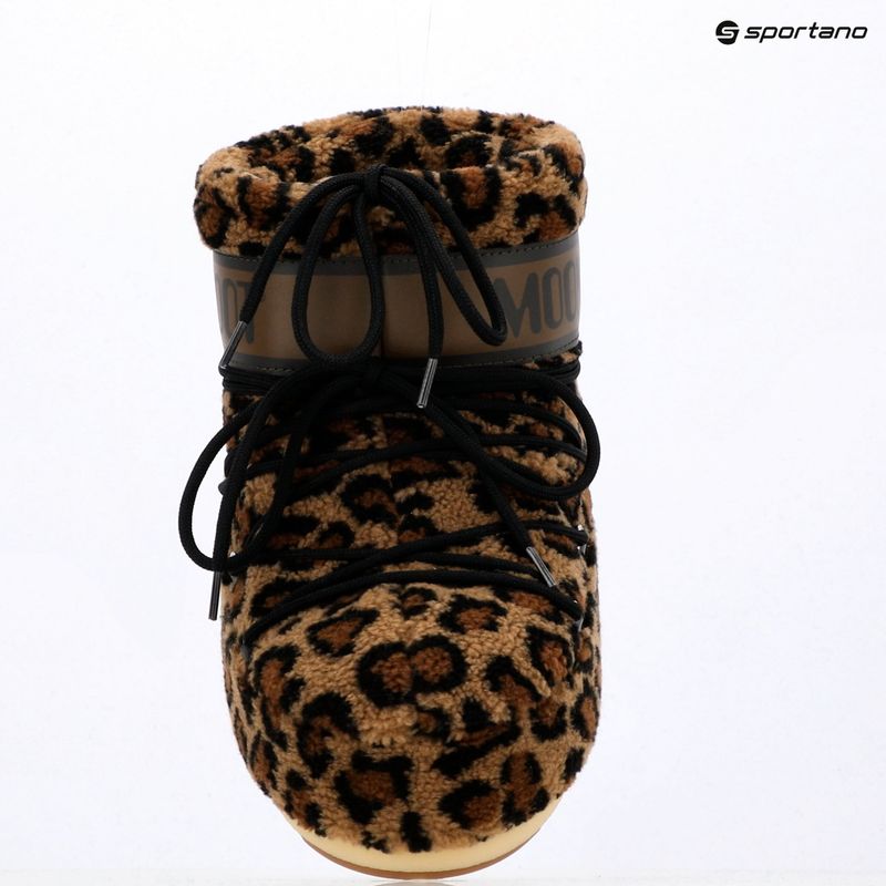 Черевики зимові жіночі Moon Boot Icon Low Fleece Leopard cognac/cocoa 11