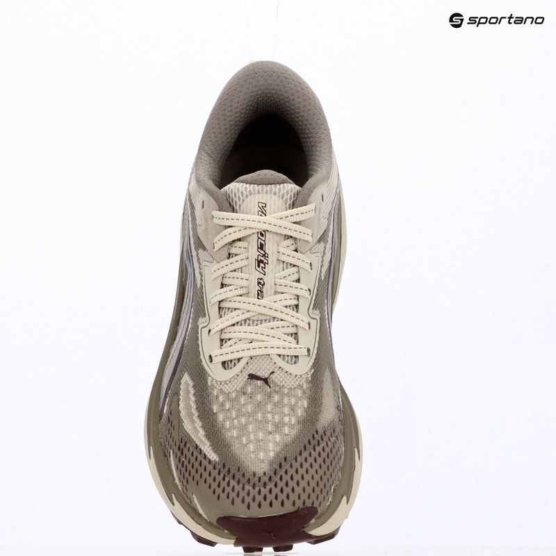 Кросівки для бігу жіночі Puma Velocity NITRO Trail silver fog/ruby 14
