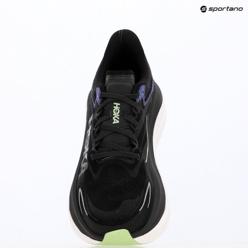 Кросівки для бігу чоловічі HOKA Skyward X 2 carbon black/neon nebula 18