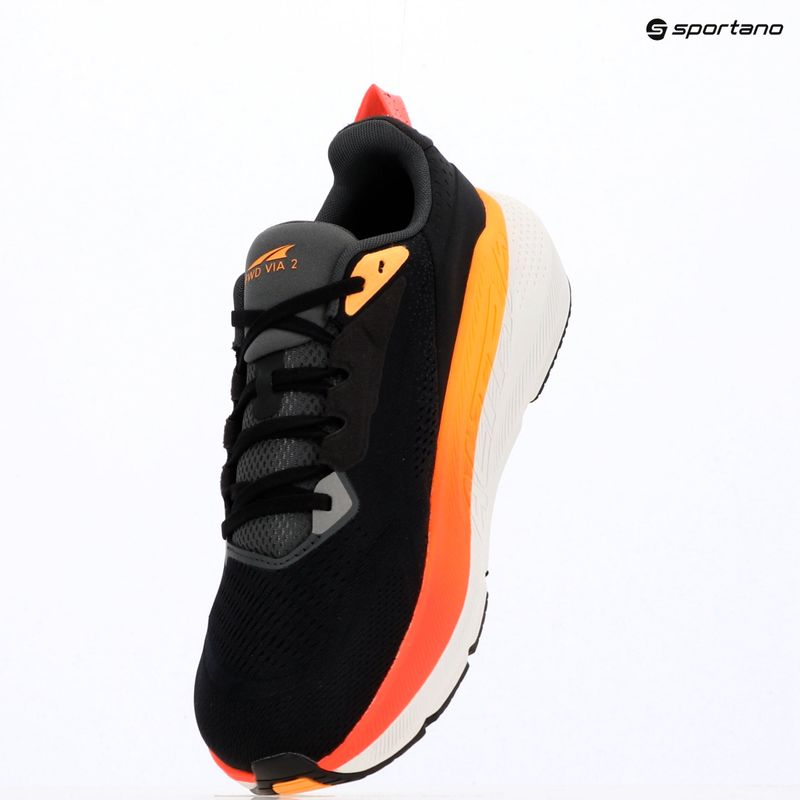 Кросівки для бігу чоловічі Altra FWD Via 2 black/orange pop/coral 13