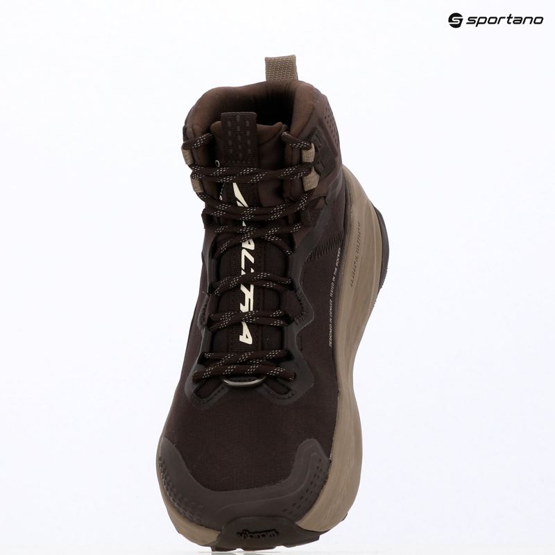 Кросівки для бігу чоловічі Altra Olympus 7 Mid GTX chocolate brown/brown 13