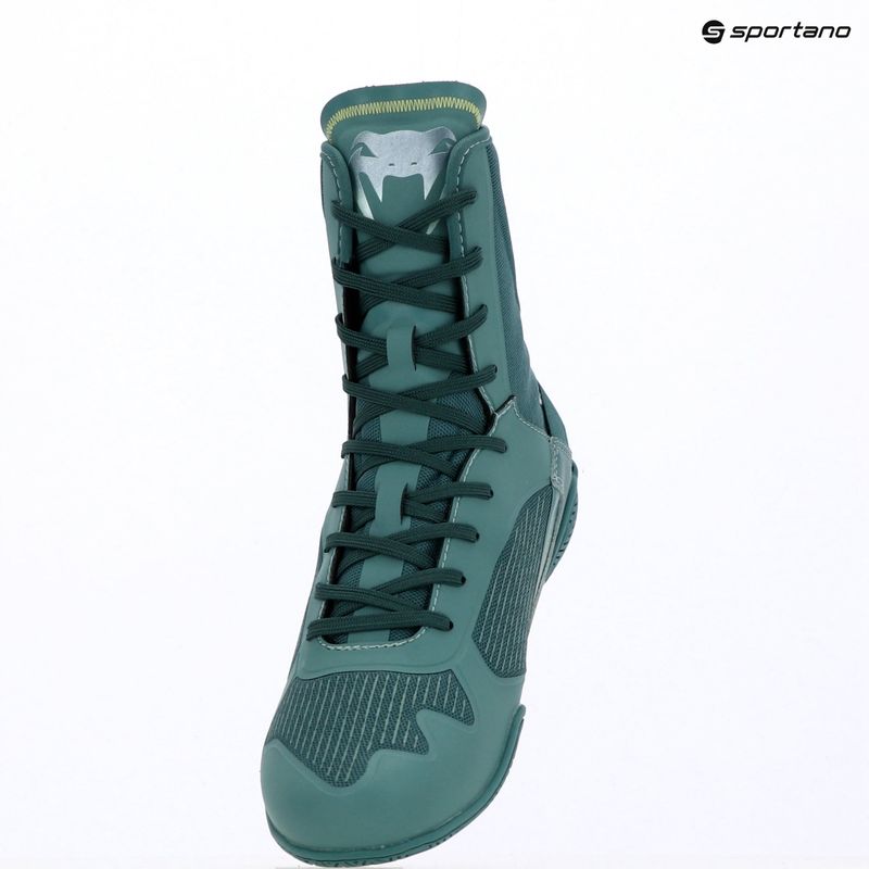 Кросівки боксерські Venum Elite Neo Boxing green/neon yellow 14