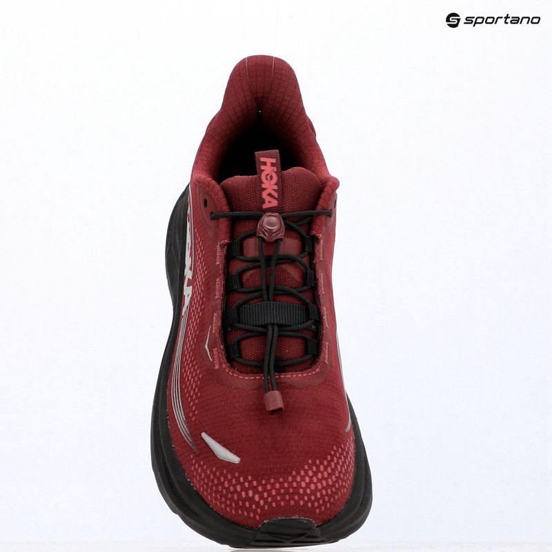 Кросівки для бігу чоловічі HOKA Clifton 11 GTX varsity burgundy/carbon black 18