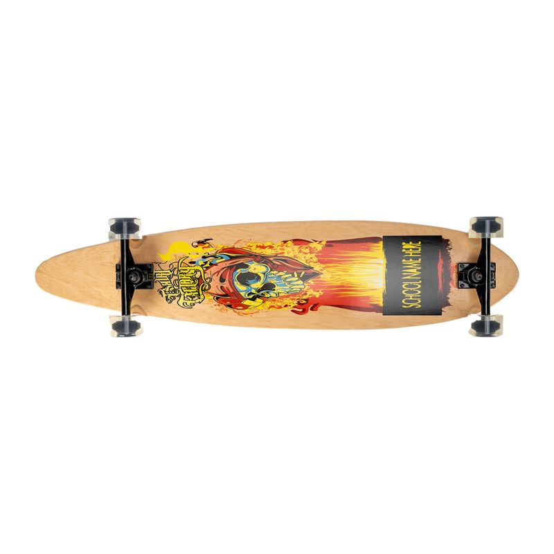 Лонгборд Mechanics Speedy 40x9 Wood PW чорний 507