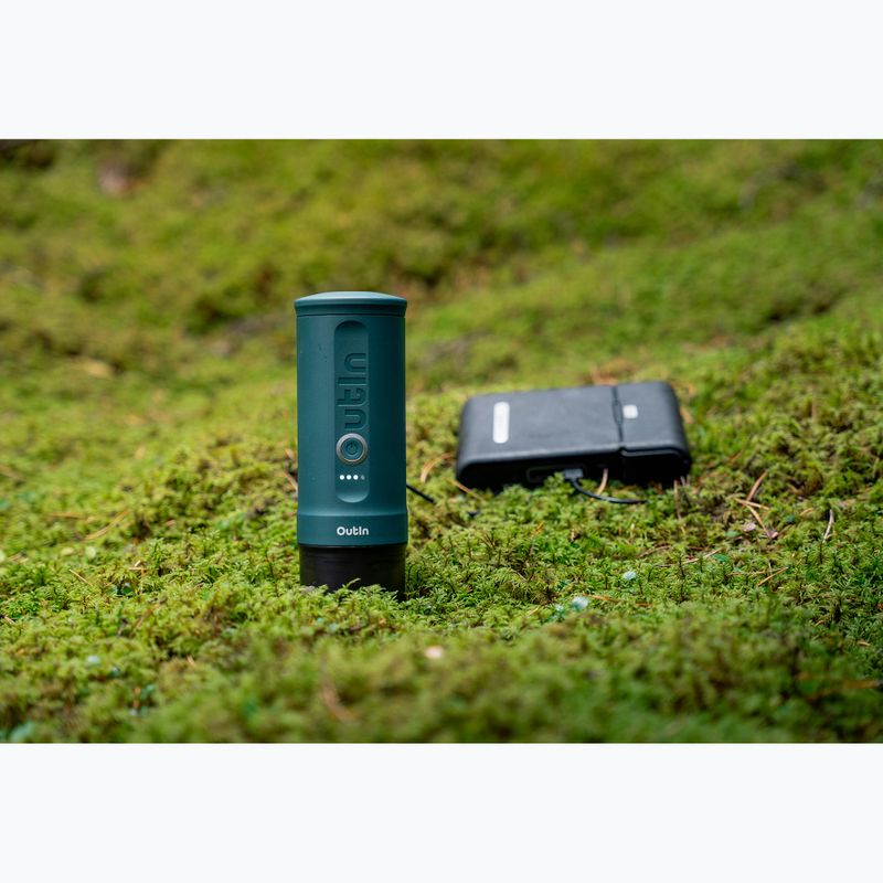 Переносна кавоварка OutIn Nano Portable Espresso outi teal 4