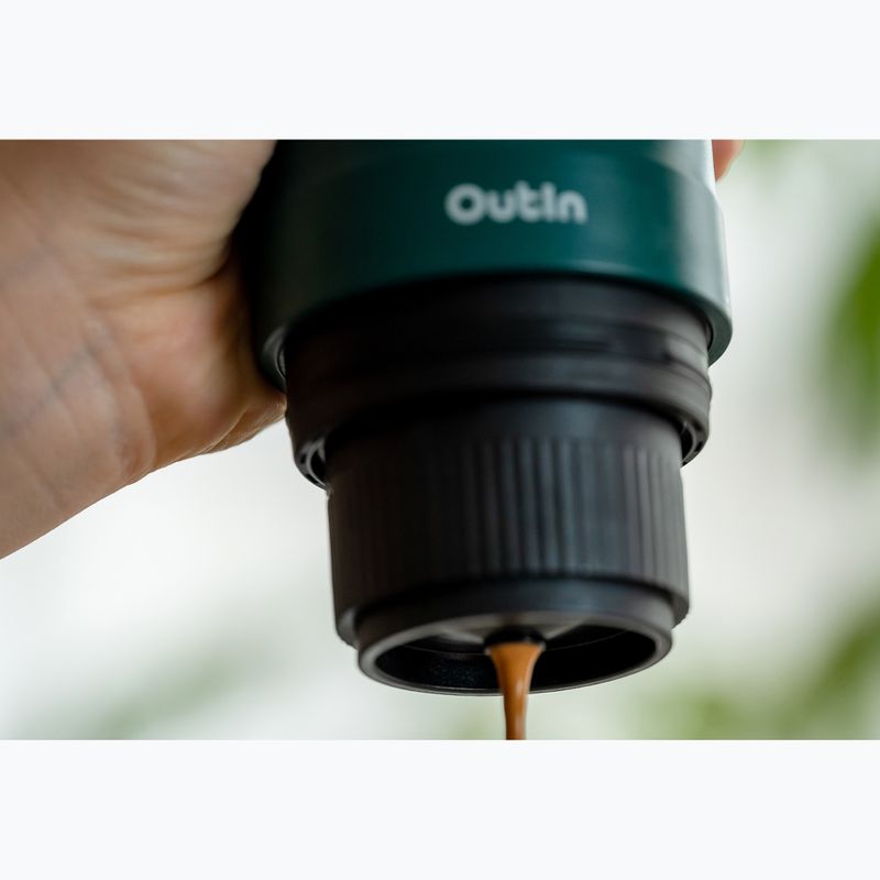 Переносна кавоварка OutIn Nano Portable Espresso outi teal 7