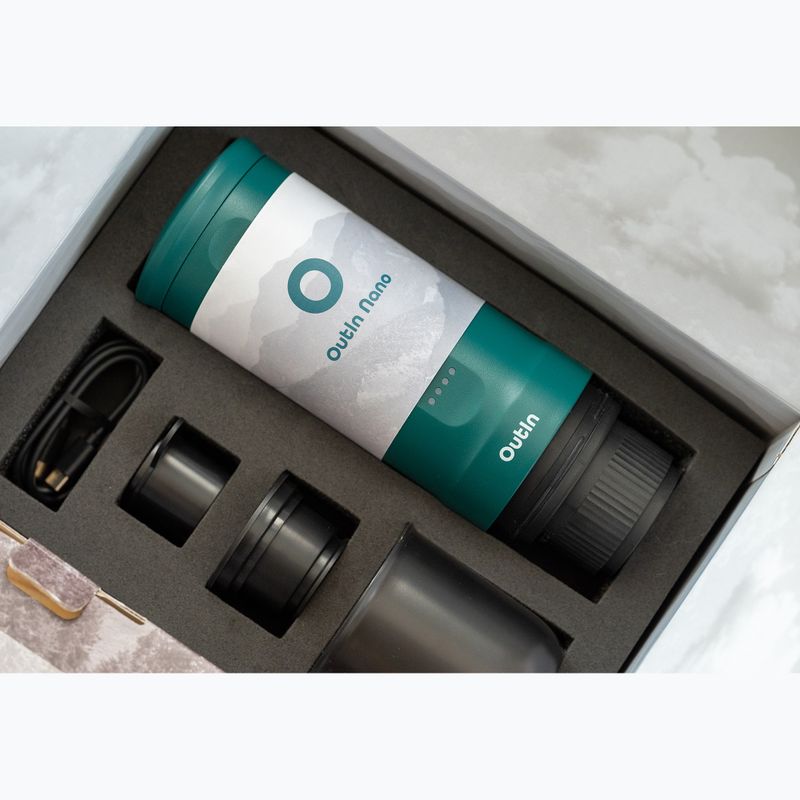 Переносна кавоварка OutIn Nano Portable Espresso outi teal 8