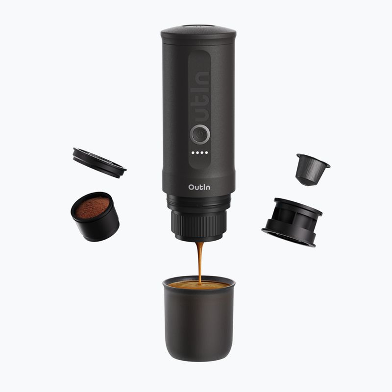 Переносна кавоварка OutIn Nano Portable Espresso space grey 2