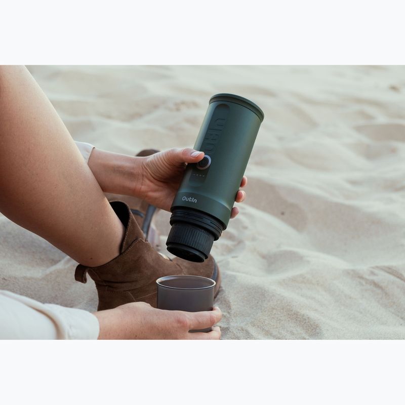 Переносна кавоварка OutIn Nano Portable Espresso forest green 8