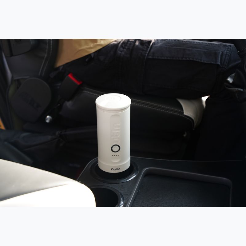 Переносна кавоварка OutIn Nano Portable Espresso peal white 4