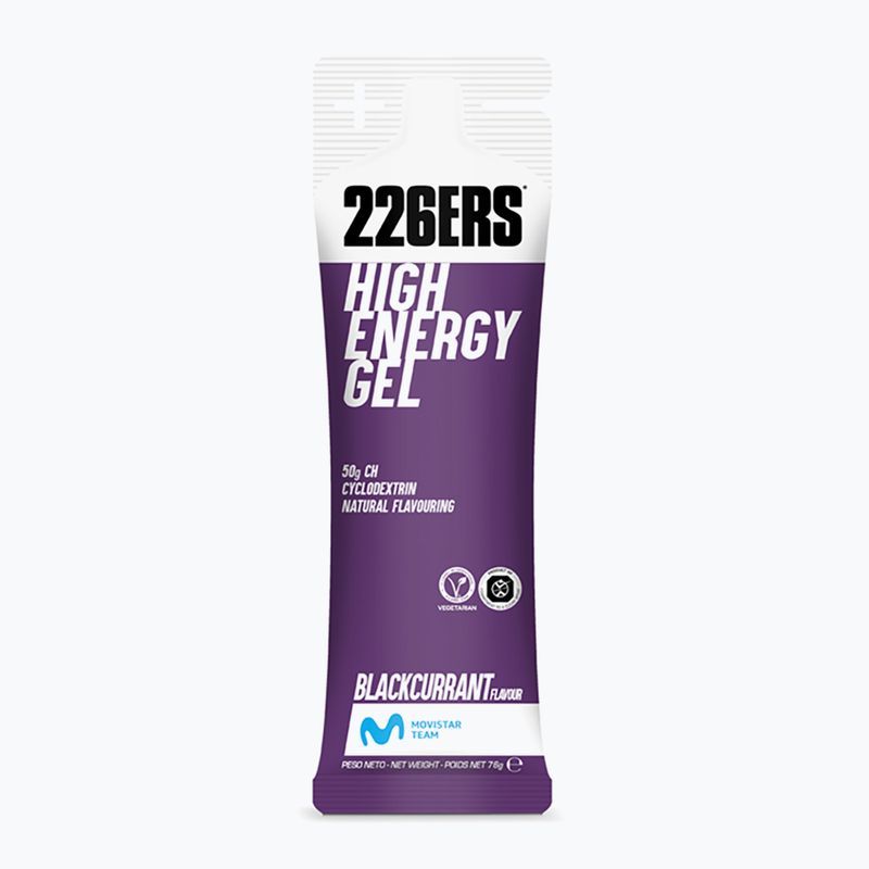 Набір енергетичних гелів 226ERS High Energy BCAA 24 шт. x 76 г чорна смородина 2