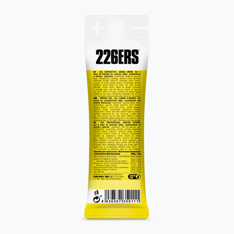 Набір енергетичних гелів 226ERS High Energy 24 шт. x 76 г лимон 3