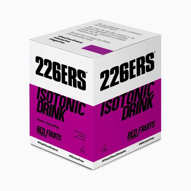 Набір напоїв ізотонічних 226ERS Isotonic Drink 20 шт. x 20 г червоні фрукти
