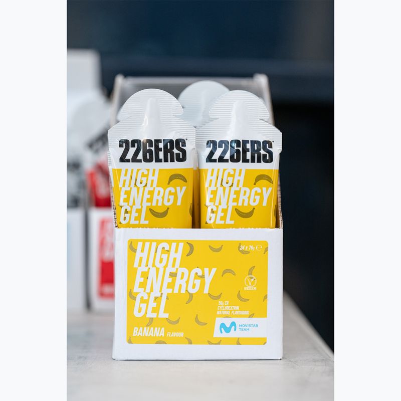 Набір енергетичних гелів 226ERS High Energy 24 шт. x 76 г банан 5