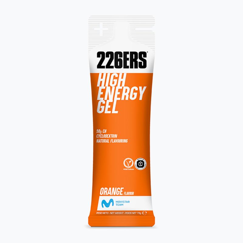 Набір енергетичних гелів 226ERS High Energy Salty BCAA 24 шт. x 76 г апельсин 2